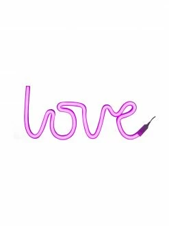 A Little Lovely Company Applique murale LED Love, larg. 38 x haut. 16 cm