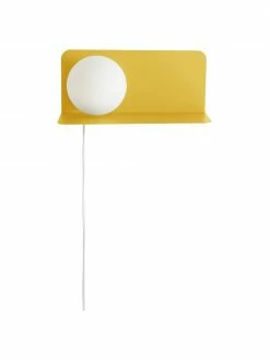 Applique murale jaune Walliee, prof. 15 x haut. 13 cm -Enfants & bébé Soldes 2022 Applique murale jaune Walliee 3