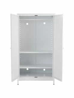 Armoire 2 portes bois blanc Hilla, larg. 85 x haut. 162 cm -Enfants & bébé Soldes 2022 Armoire 2 portes bois blanc Hilla 4
