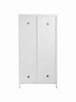 Armoire 2 portes bois blanc Hilla, larg. 85 x haut. 162 cm -Enfants & bébé Soldes 2022 Armoire 2 portes bois blanc Hilla 5