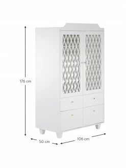 Cam Cam Copenhagen Armoire blanche en bois Harlequin, larg. 106 x haut. 176 cmSeulement 1 produit disponible -Enfants & bébé Soldes 2022 Armoire blanche en bois Harlequin 2