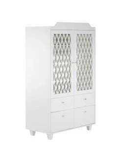Cam Cam Copenhagen Armoire blanche en bois Harlequin, larg. 106 x haut. 176 cmSeulement 1 produit disponible