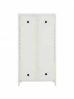 Armoire blanche en métal à 2 portes Bologna, larg. 85 x haut. 160 cm -Enfants & bébé Soldes 2022 Armoire blanche en metal a 2 portes Bologna 4