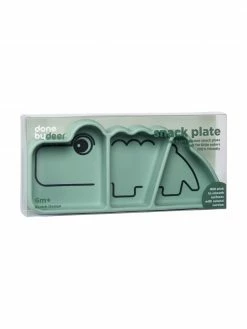 Assiette bébé Stick & Stay Croco, larg. 21 cm x haut. 3 cm -Enfants & bébé Soldes 2022 Assiette bebe Stick and Stay Croco 4