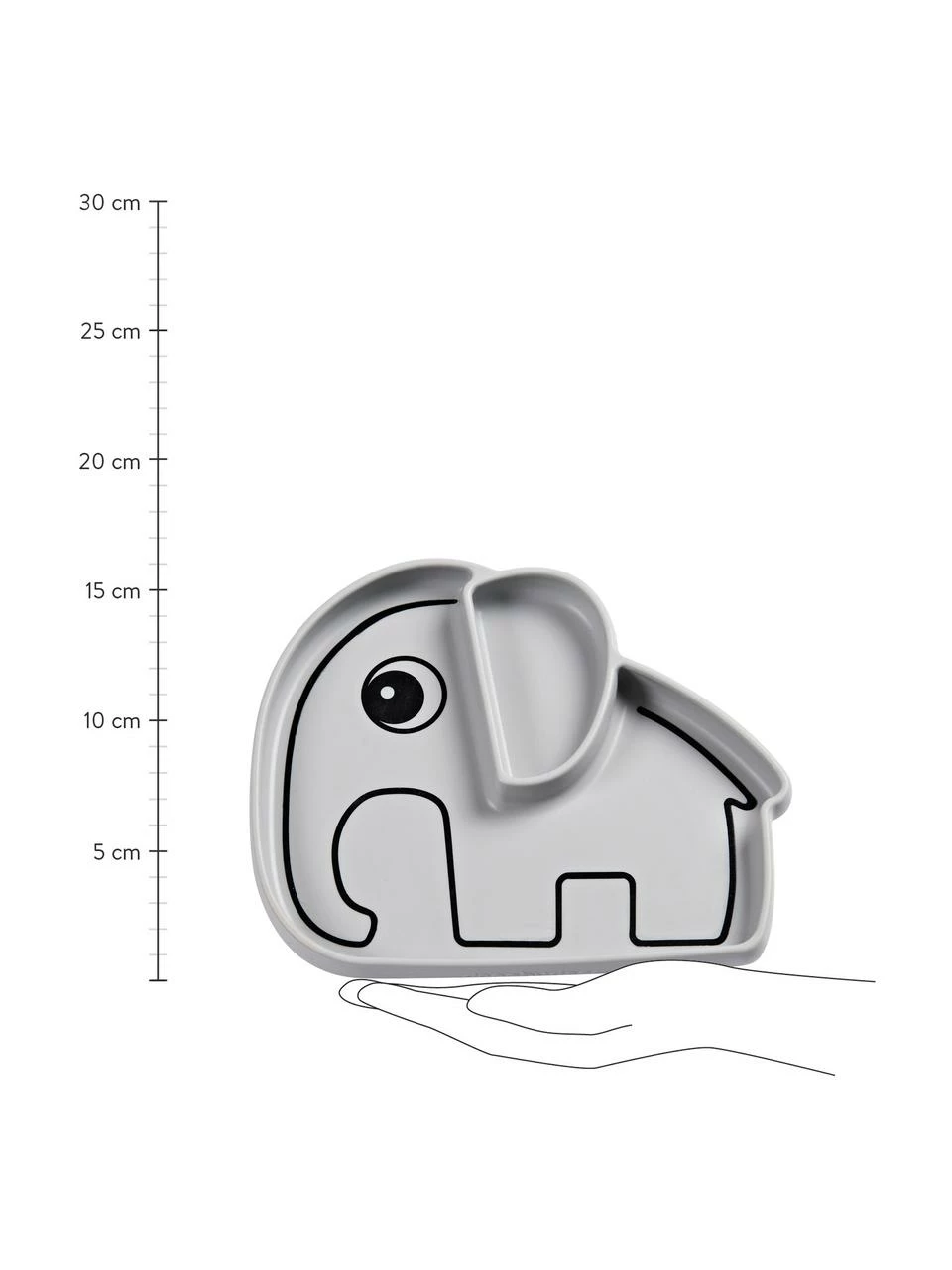 Assiette bébé Stick & Stay Elphee, larg. 21cm, haut. 3cm 5 Assiette bébé Stick & Stay Elphee, larg. 21cm, haut. 3cm – Image 3