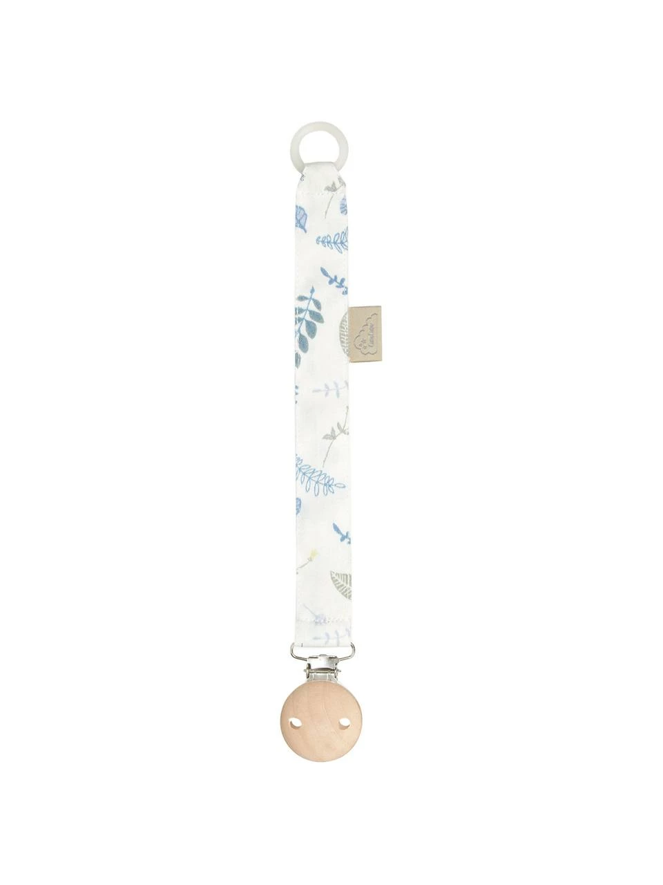 Cam Cam Copenhagen Attache tétine en coton bio Pressed Leaves, long. 20 cm 3 Cam Cam Copenhagen Attache tétine en coton bio Pressed Leaves, long. 20 cm