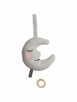 Roommate Boîte à musique artisanale Moon, larg. 14 x haut. 16 cm