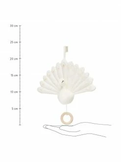 Cam Cam Copenhagen Boîte musicale en coton bio Peacock, larg. 18 x haut. 24 cm -Enfants & bébé Soldes 2022 Boite musicale en coton bio Peacock 2