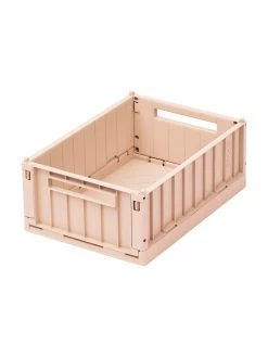 Boîtes pliantes plastique recyclé Weston, 2 pièces, larg. 25 x haut. 10 cm