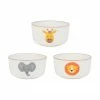 Bols en porcelaine Animal, 3 élém., Ø 11 x haut. 6 cm -Enfants & bébé Soldes 2022 Bols en porcelaine Animal 3 elem