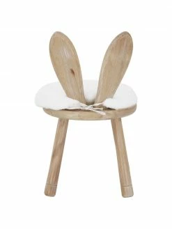 Chaise en bois avec coussin enfant Bunny, larg. 34 x haut. 55 cm -Enfants & bébé Soldes 2022 Chaise en bois avec coussin enfant Bunny 5