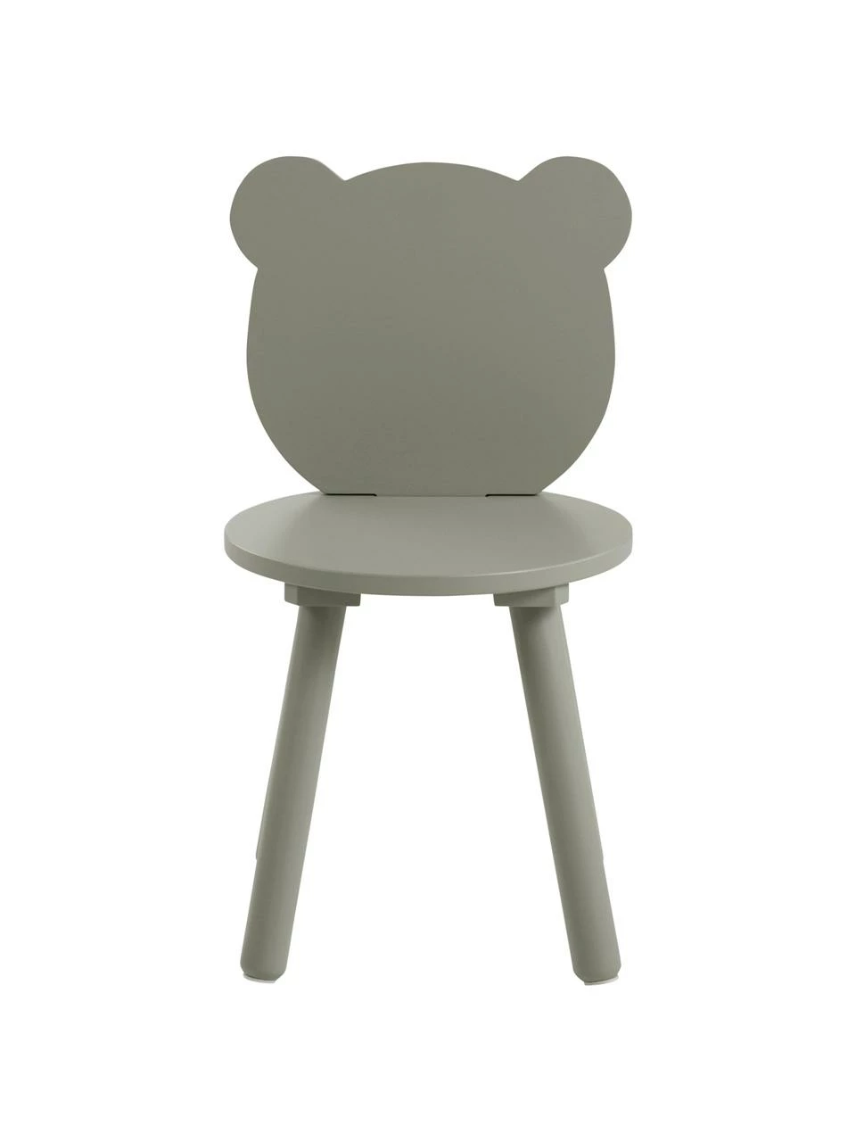 Chaise verte en bois pour enfant Beary, 2 pièces, larg. 30 x haut. 58 cm 3 Chaise verte en bois pour enfant Beary, 2 pièces, larg. 30 x haut. 58 cm