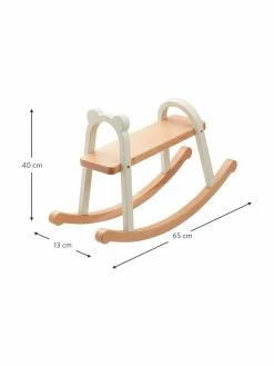 Cheval à bascule Lina, larg. 65 x haut. 40 cm -Enfants & bébé Soldes 2022 Cheval a bascule Lina 2