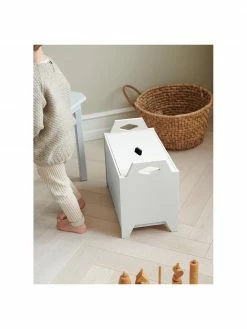 Cam Cam Copenhagen Coffre de rangement blanc Luca, larg. 45 x haut. 36 cm -Enfants & bébé Soldes 2022 Coffre de rangement blanc Luca 3