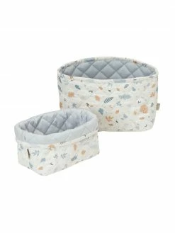 Cam Cam Copenhagen Corbeille de rangement coton bio Forest, 2 élém., Lot de différentes tailles