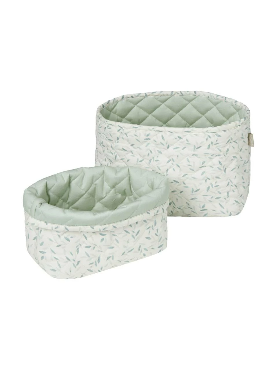 Cam Cam Copenhagen Corbeille de rangement coton bio Green Leaves , 2 élém., Lot de différentes taillesDisponibilité limitée 3 Cam Cam Copenhagen Corbeille de rangement coton bio Green Leaves , 2 élém., Lot de différentes taillesDisponibilité limitée