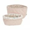 Cam Cam Copenhagen Corbeille matelassé coton bio Pressed Leaves, 2 élém., Lot de différentes taillesDisponibilité limitée -Enfants & bébé Soldes 2022 Corbeille matelasse coton bio Pressed Leaves 2 elem