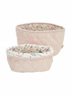 Cam Cam Copenhagen Corbeille matelassé coton bio Pressed Leaves, 2 élém., Lot de différentes taillesDisponibilité limitée