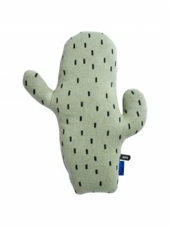 Coussin peluche Cactus, larg. 28 x haut. 38 cm