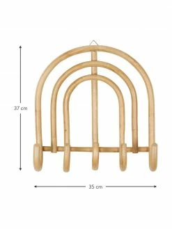 Crochet mural en rotin Sweet Dreams, larg. 35 x haut. 37 cmDisponibilité limitée -Enfants & bébé Soldes 2022 Crochet mural en rotin Sweet Dreams 2