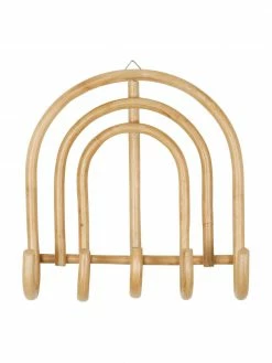 Crochet mural en rotin Sweet Dreams, larg. 35 x haut. 37 cmDisponibilité limitée