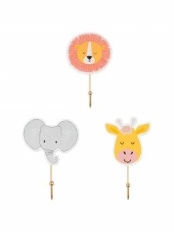 Crochets muraux en bois Animal, 3 élém., larg. 12 x haut. 20 cm -Enfants & bébé Soldes 2022 Crochets muraux en bois Animal 3 elem 3