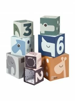 Cubes pour enfant Deer Friends, 8 élém., Lot de différentes tailles