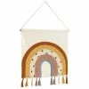 Décoration murale broderie arc-en-ciel Tadea, larg. 60 x haut. 52 cm