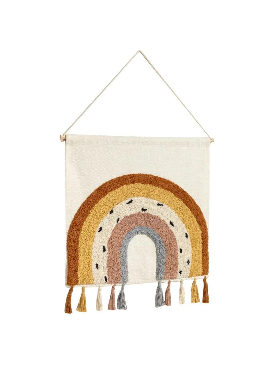 Décoration murale broderie arc-en-ciel Tadea, larg. 60 x haut. 52 cm 3 Décoration murale broderie arc-en-ciel Tadea, larg. 60 x haut. 52 cm