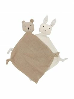 Doudou bébé Yoko, 2 élém., larg. 25 x long. 25 cm