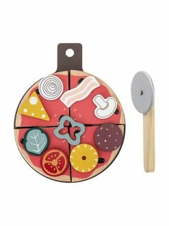 Bloomingville mini Ensemble à pizza Pizza, 15 élém., larg. 20 x haut. 3 cm