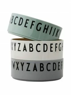 Design Letters Ensemble de bols Meal, 3 élém., Ø 11 x haut. 4 cm