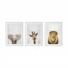 Little Nice Things Ensemble d'impressions numériques encadrées Wild Animals, 3 élém., larg. 35 x haut. 45 cm -Enfants & bébé Soldes 2022 Ensemble dimpressions numeriques encadrees Wild Animals 3 elem