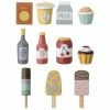 Bloomingville mini Ensemble jouets en bois Food, 11 élém., larg. 6 x haut. 10 cmDisponibilité limitée -Enfants & bébé Soldes 2022 Ensemble jouets en bois Food 11 elem