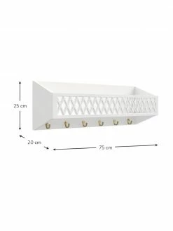 Cam Cam Copenhagen Étagère murale chambre d'enfant Harlequin, larg. 75 x haut. 25 cm -Enfants & bébé Soldes 2022 Etagere murale chambre denfant Harlequin 2