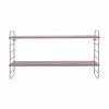 Bloomingville mini Étagère murale rose Kimi, larg. 65 x haut. 35 cm