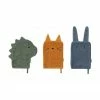 Gant de toilette coton bio pour enfants Sylvester, 3 pièces, Lot de différentes tailles -Enfants & bébé Soldes 2022 Gant de toilette coton bio pour enfants Sylvester 3 pieces