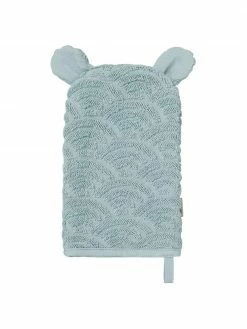Cam Cam Copenhagen Gant de toilette en coton bio Wave, larg. 15 x long. 22 cm