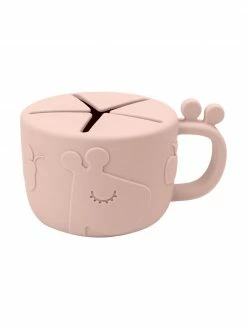 Gobelet à goûter rose Peekaboo, Ø 8 x haut. 7 cm