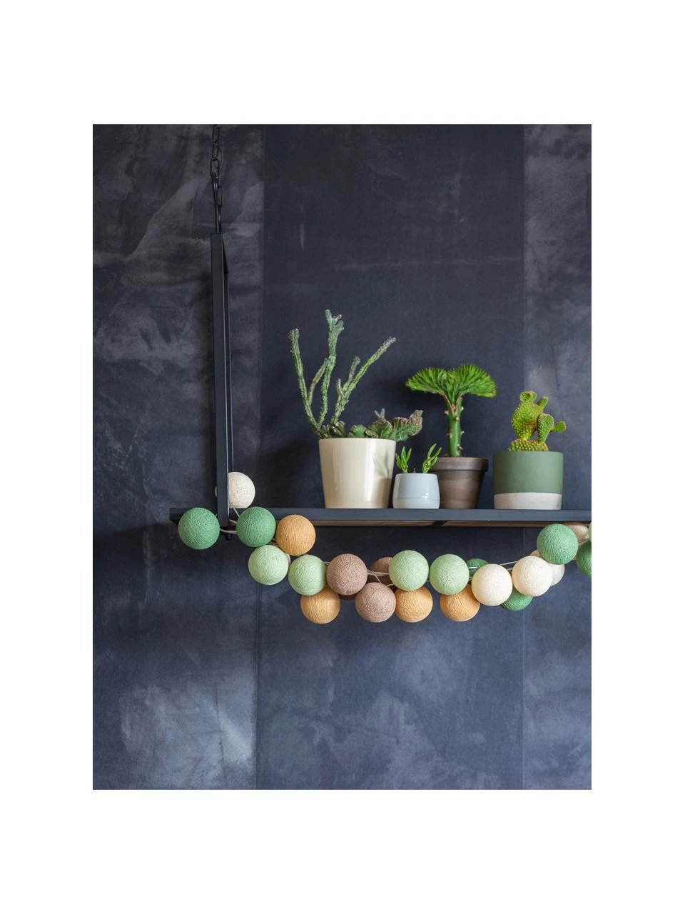 Cotton Ball Lights Guirlande lumineuse LED Colorain, 378 cm, 20 lampions, long. 378 cm 4 Cotton Ball Lights Guirlande lumineuse LED Colorain, 378 cm, 20 lampions, long. 378 cm – Image 2