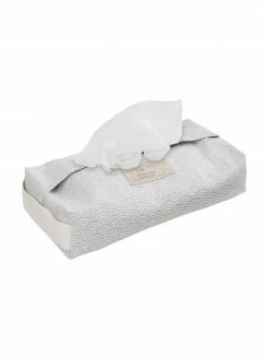 Cam Cam Copenhagen Housse pour lingettes bébé en coton bio Wave, larg. 25 x prof. 17 cm