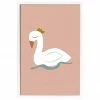 Bloomingville mini Impression numérique encadrée Swan, larg. 45 x haut. 65 cmDisponibilité limitée -Enfants & bébé Soldes 2022 Impression numerique encadree Swan