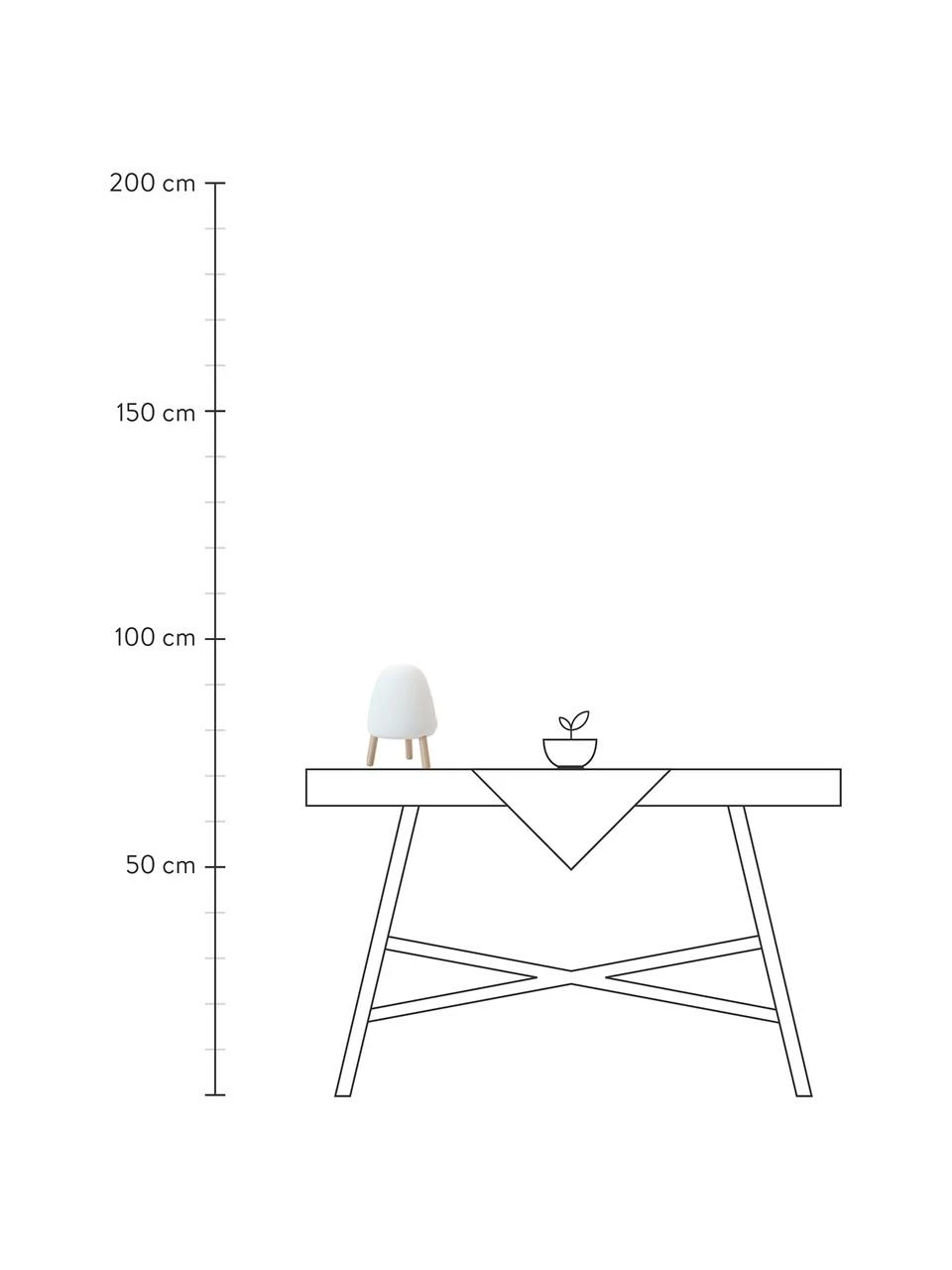 Lampe à poser LED mobile extérieur intensité variable Rocket, Ø 14 x haut. 20 cm 4 Lampe à poser LED mobile extérieur intensité variable Rocket, Ø 14 x haut. 20 cm – Image 3