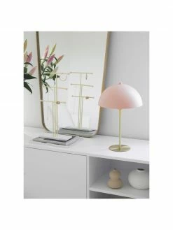 Westwing Collection Lampe à poser métal rose Matilda, Ø 29 x haut. 45 cm -Enfants & bébé Soldes 2022 Lampe a poser metal rose Matilda 2