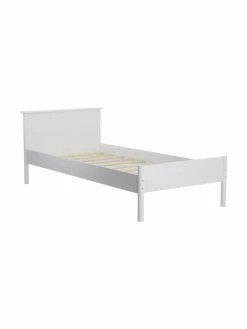 Lit en bois blanc pour enfant Girona, 90 x 200 cm