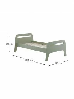 Lit en bois pour enfant Jibbo, 90 x 200 cm -Enfants & bébé Soldes 2022 Lit en bois pour enfant Jibbo 2