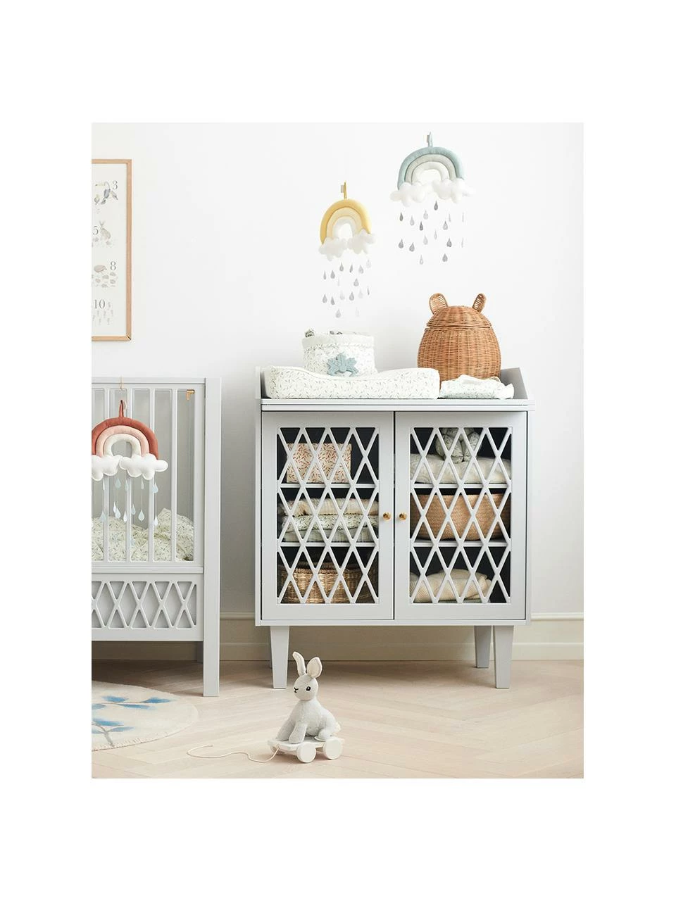 Cam Cam Copenhagen Matelas à langer coton bio Green Leaves, larg. 50 x long. 65 cm 6 Cam Cam Copenhagen Matelas à langer coton bio Green Leaves, larg. 50 x long. 65 cm – Image 4