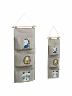 Organisateur à suspendre enfant Animals, larg. 20 x haut. 60 cm -Enfants & bébé Soldes 2022 Organisateur a suspendre enfant Animals 3