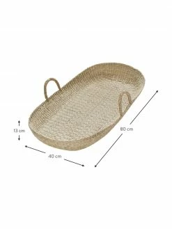 Cam Cam Copenhagen Panier à langer jonc de mer Natural, larg. 40 x long. 80 cm -Enfants & bébé Soldes 2022 Panier a langer jonc de mer Natural 2