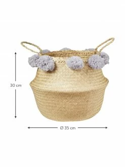 Cam Cam Copenhagen Panier de rangement artisanal jonc de mer Belly, Ø 35 x haut. 30 cmDisponibilité limitée -Enfants & bébé Soldes 2022 Panier de rangement artisanal jonc de mer Belly 2